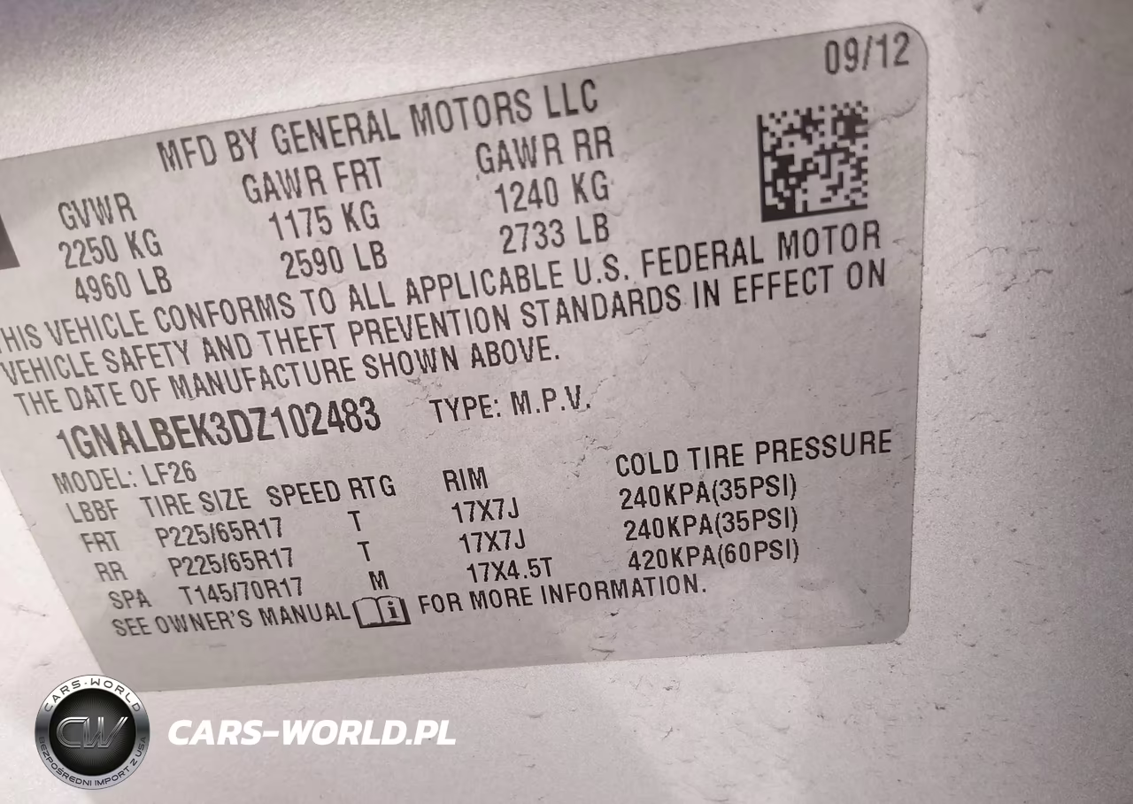 2013 Chevrolet Equinox Ls VIN:1GNALBEK3DZ102483 - 9
