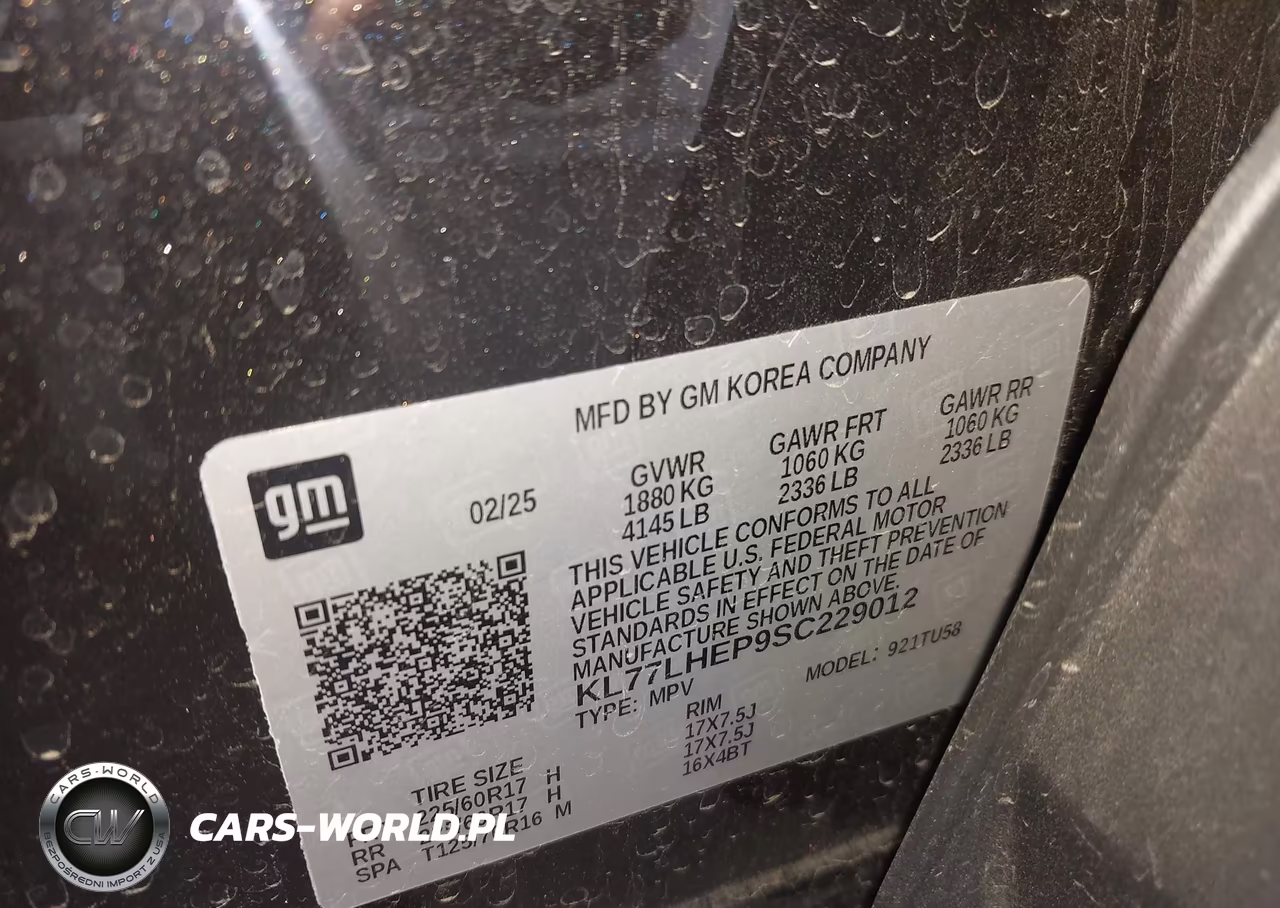 2025 Chevrolet Trax Fwd Lt VIN:KL77LHEP9SC229012 - 9