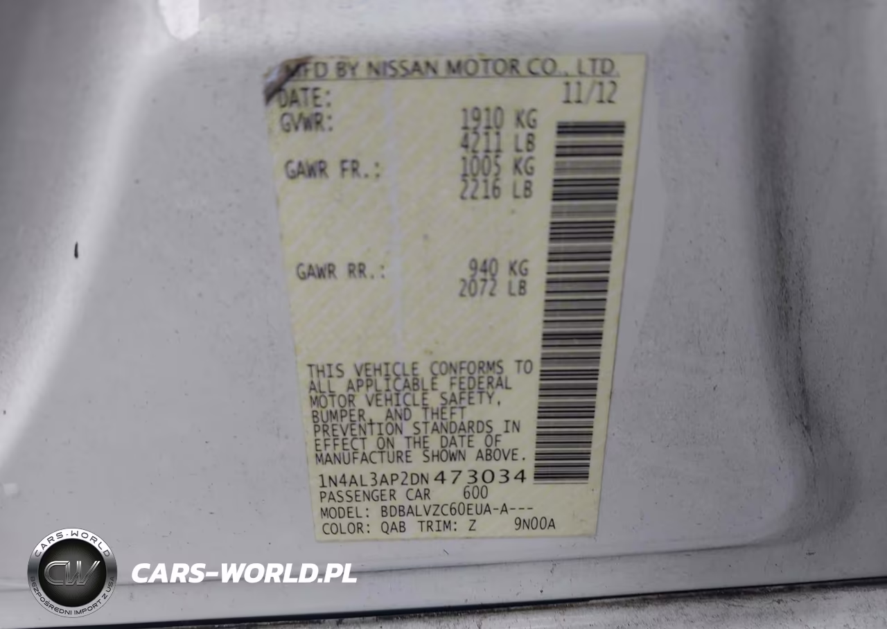 2013 Nissan Altima 2.5 Sl VIN:1N4AL3AP2DN473034 - 9