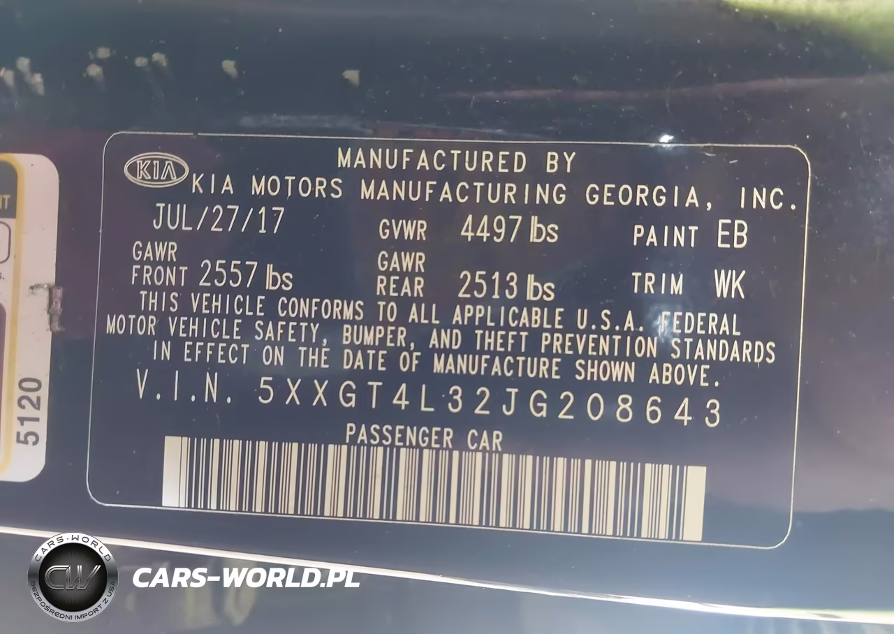 2018 Kia Optima Lx VIN:5XXGT4L32JG208643 - 9