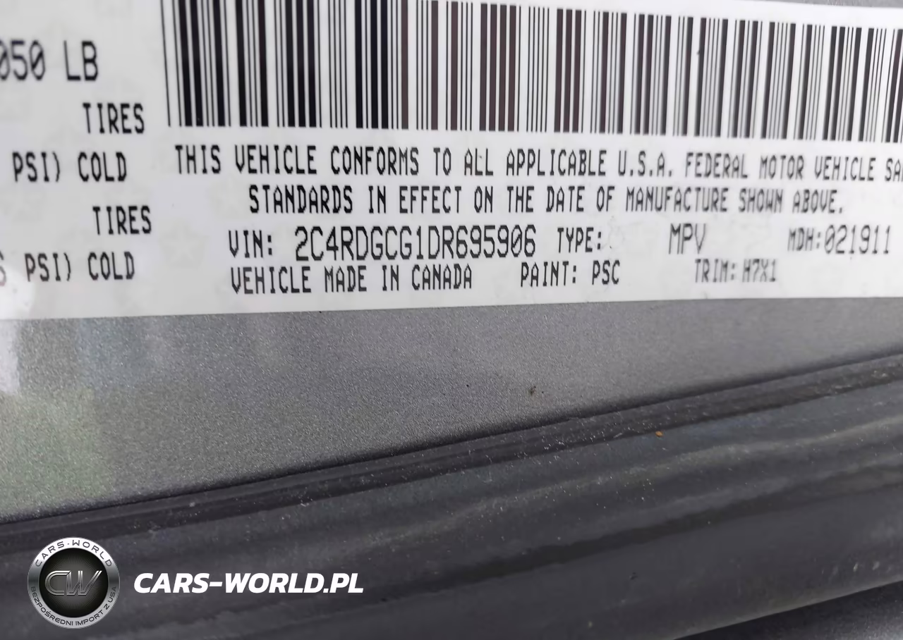 2013 Dodge Grand Caravan Sxt VIN:2C4RDGCG1DR695906 - 9