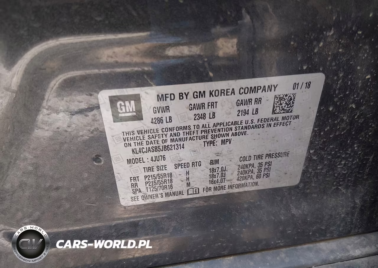 2018 Buick Encore Preferred VIN:KL4CJASB5JB621314 - 9