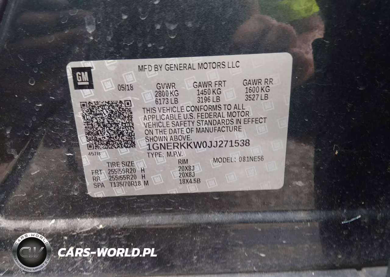 2018 Chevrolet Traverse Premier VIN:1GNERKKW0JJ271538 - 9