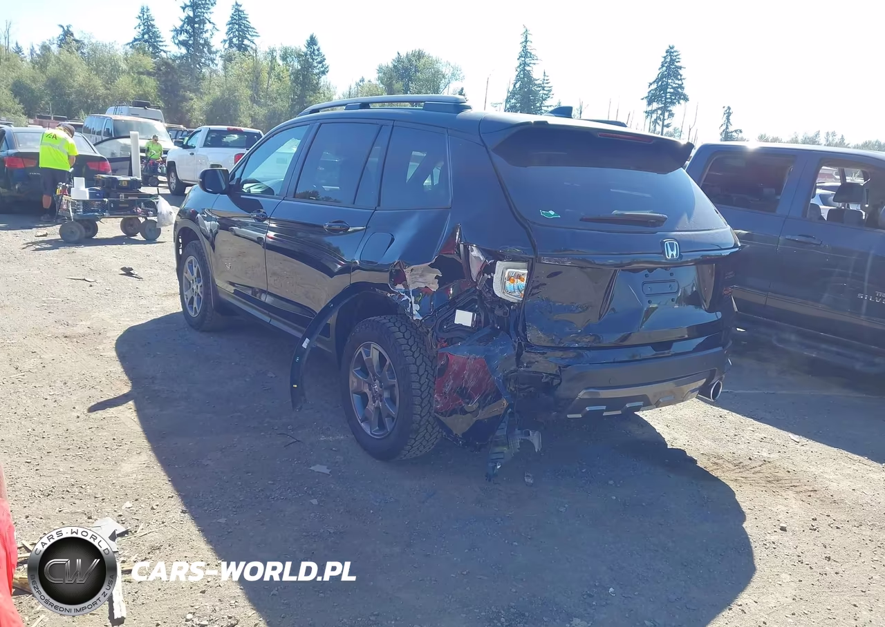 2025 Honda Passport Awd Trailsport VIN:5FNYF8H61SB011196 - 3