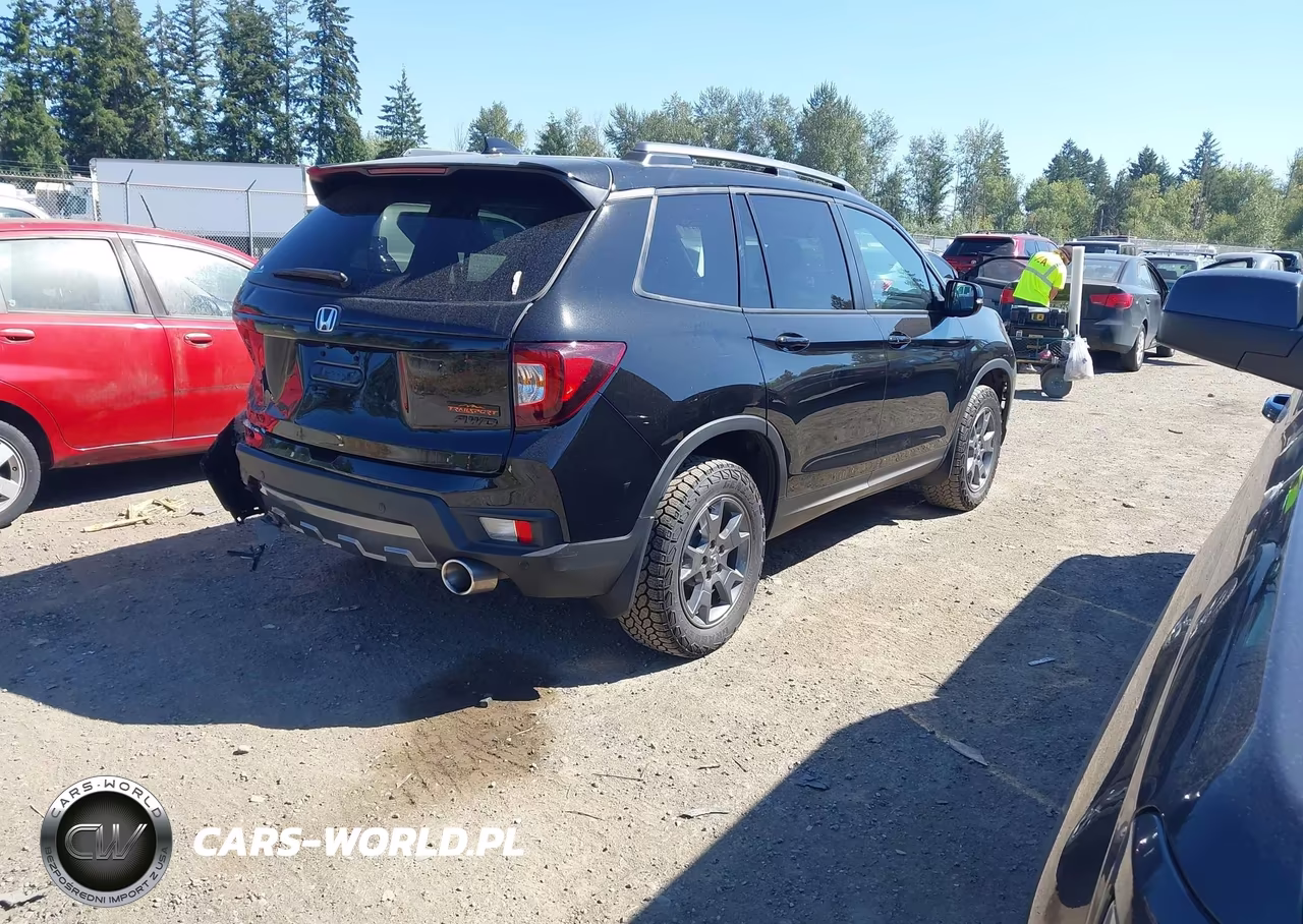 2025 Honda Passport Awd Trailsport VIN:5FNYF8H61SB011196 - 4