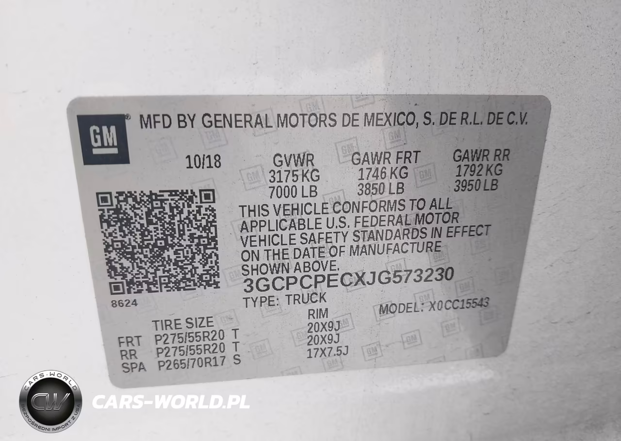 2018 Chevrolet Silverado 1500 Custom VIN:3GCPCPECXJG573230 - 9