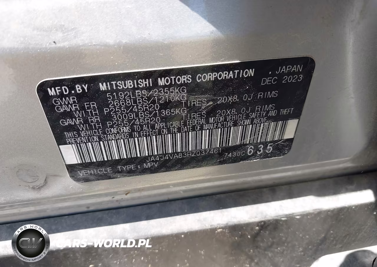 2024 Mitsubishi Outlander Se 2.5 S-Awc-Se Black Edition S-Awc-Se Black Edition W-Pano Roof S-Awc-Se Ralliart S-Awc VIN:JA4J4VA83RZ037461 - 9