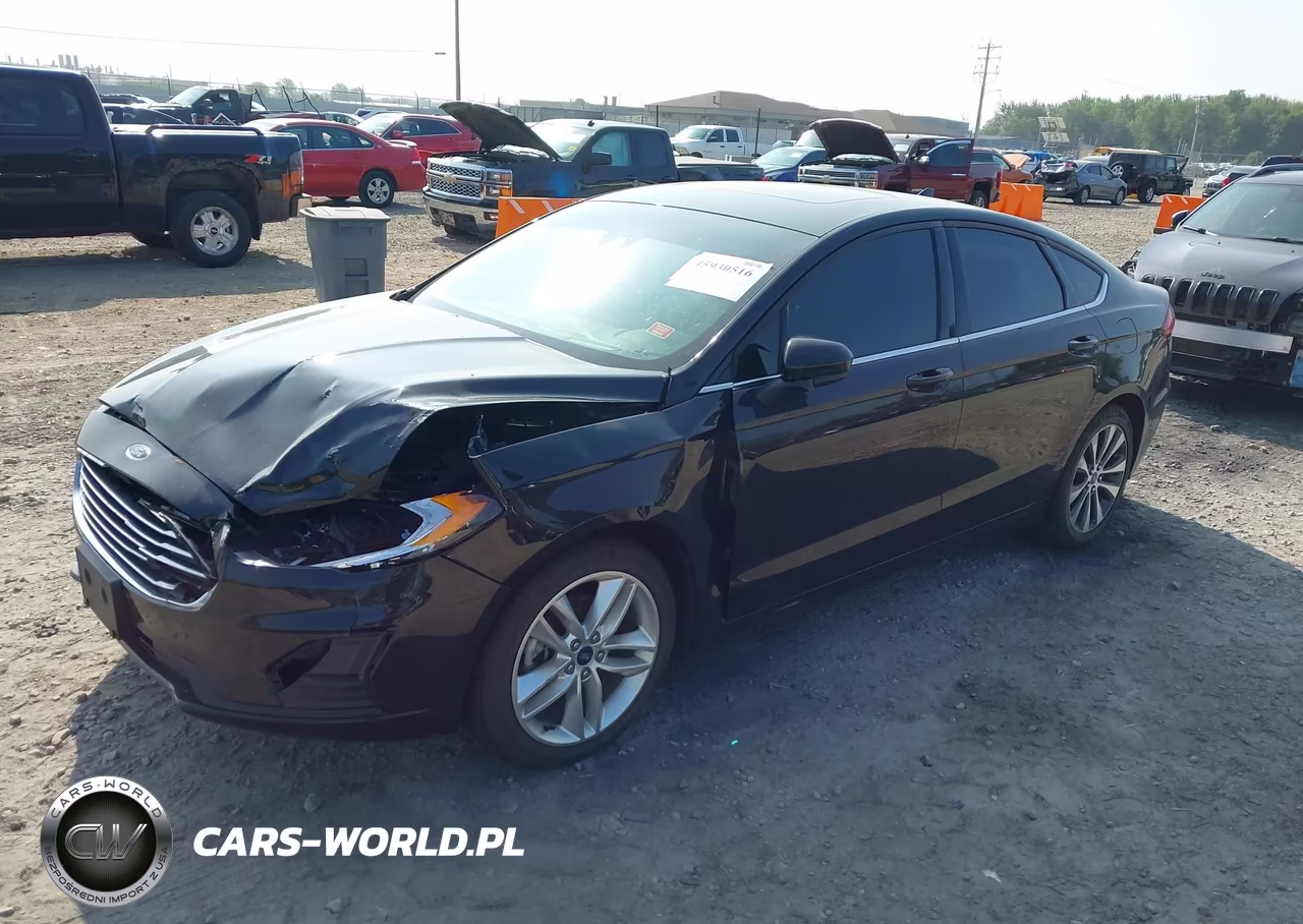 2019 Ford Fusion Se VIN:3FA6P0T99KR214204 - 2