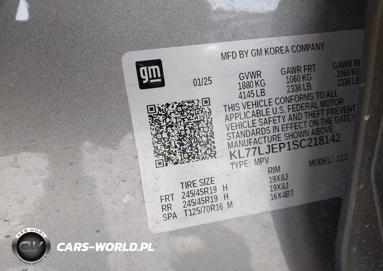 2025 Chevrolet Trax Fwd 2Rs VIN:KL77LJEP1SC218142 - 9
