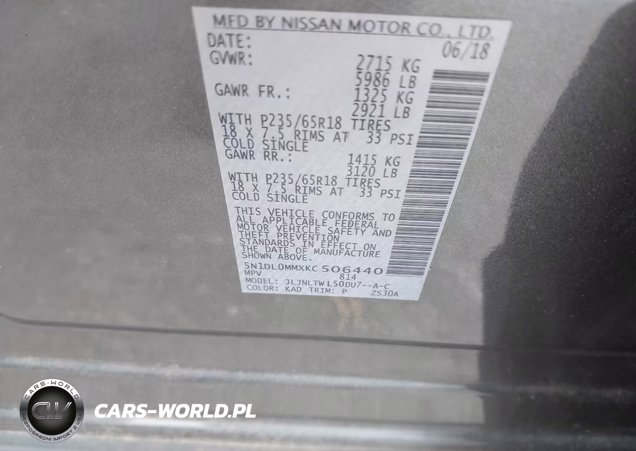 2019 Infiniti Qx60 Luxe VIN:5N1DL0MMXKC506440 - 9