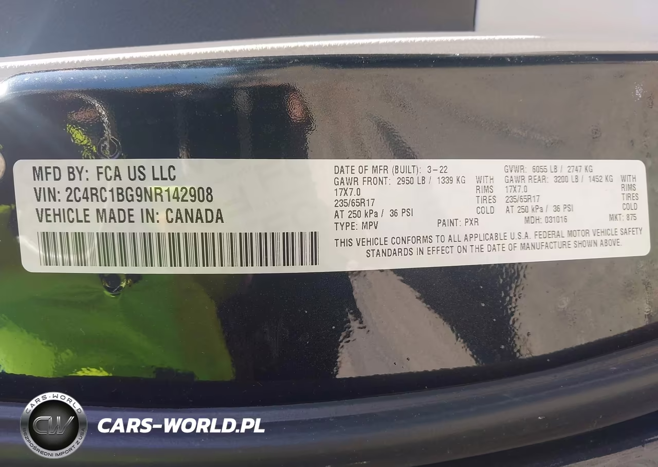 2022 Chrysler Pacifica Touring L VIN:2C4RC1BG9NR142908 - 9
