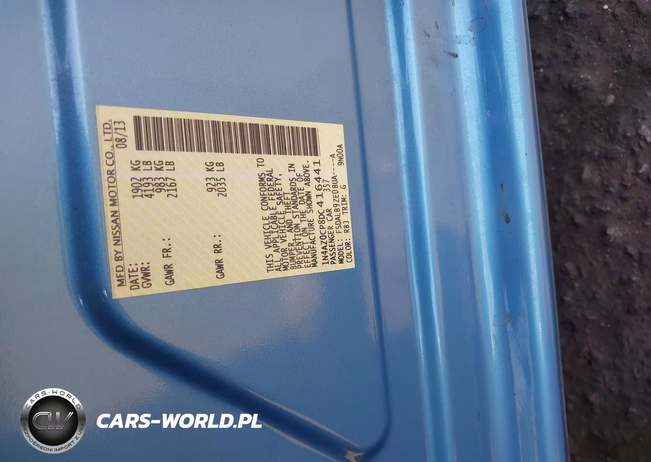 2013 Nissan Leaf S VIN:1N4AZ0CP8DC416441 - 9