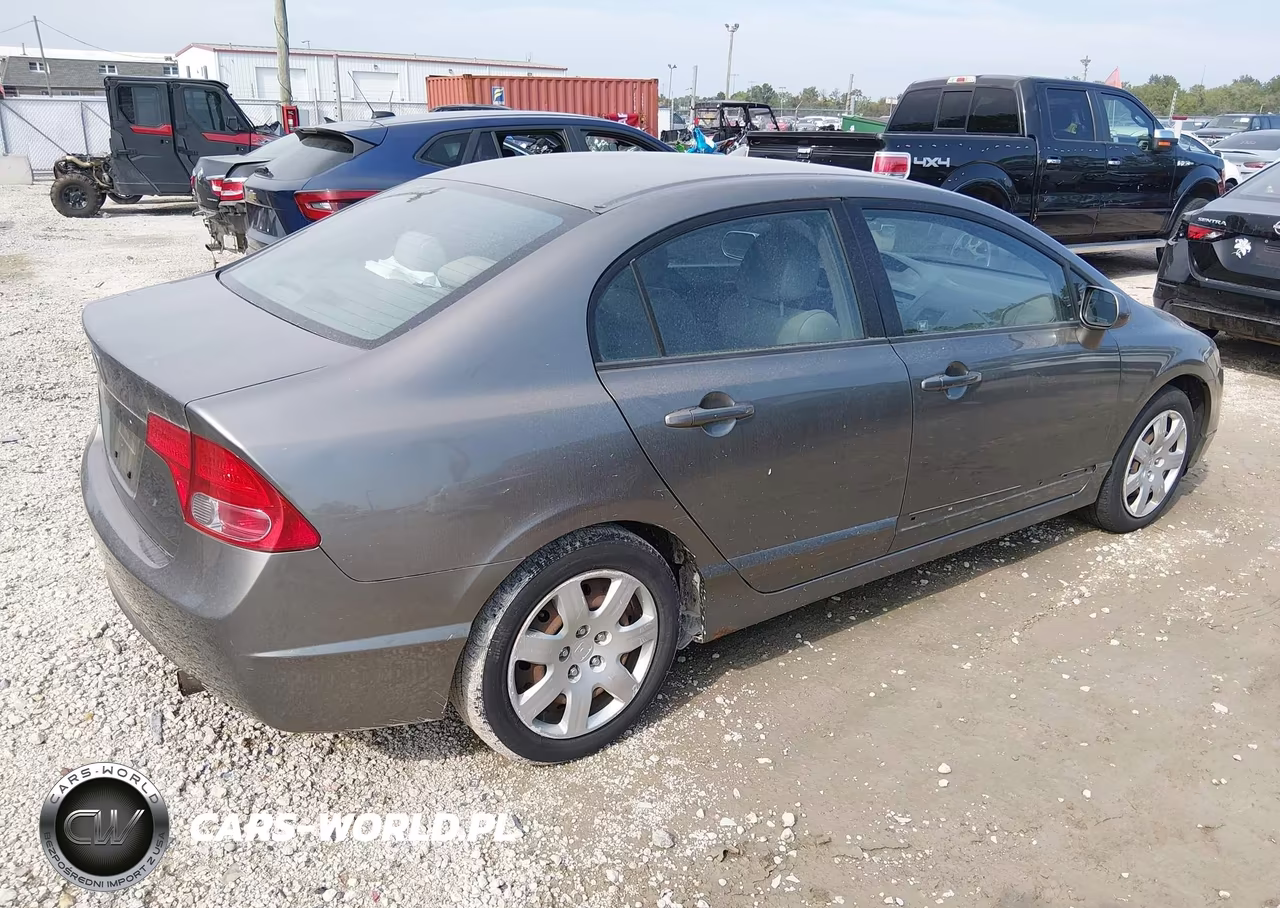 2007 Honda Civic Lx VIN:1HGFA16517L102997 - 4