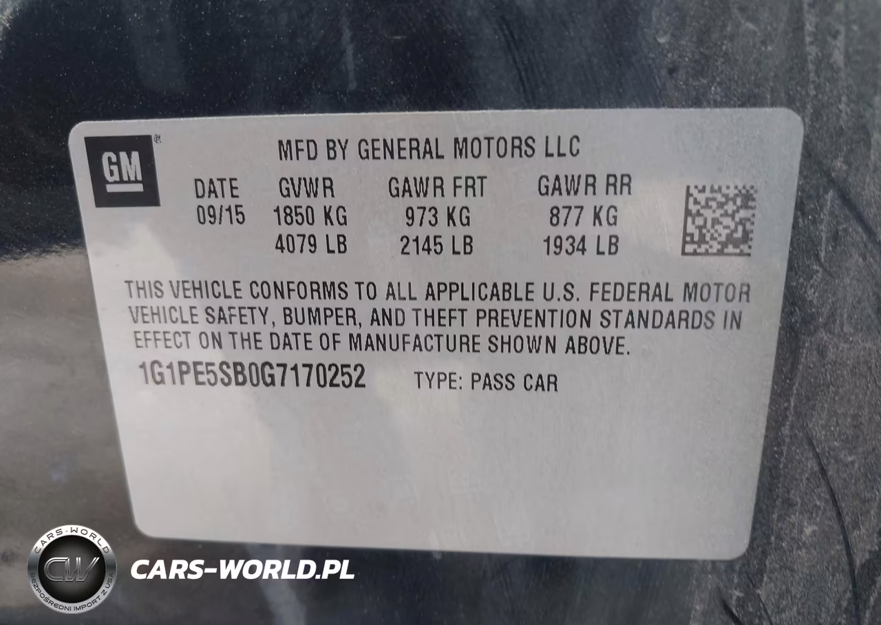 2016 Chevrolet Cruze Limited 1Lt Auto VIN:1G1PE5SB0G7170252 - 9