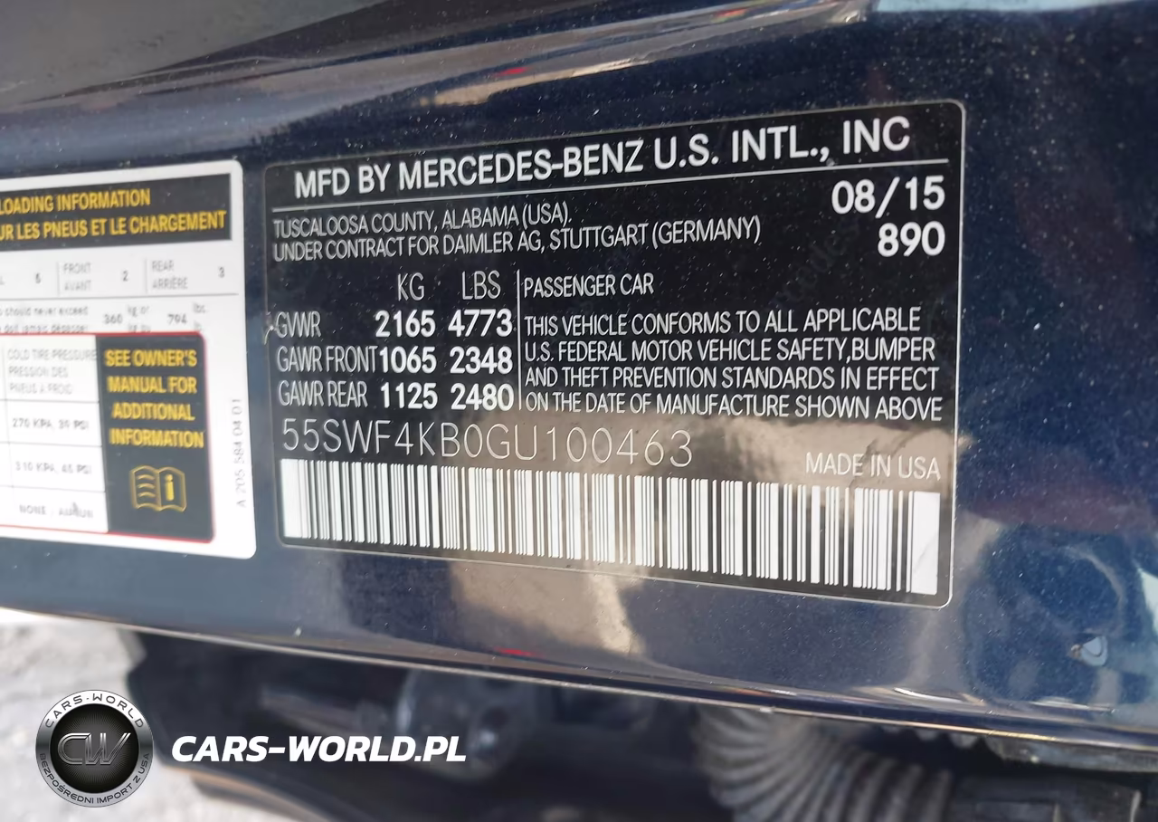 2016 Mercedes-Benz C 300 4Matic VIN:55SWF4KB0GU100463 - 9