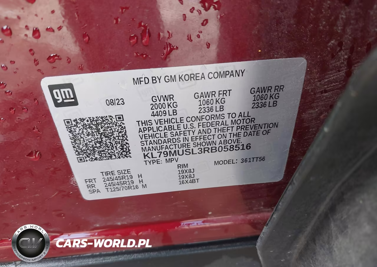 2024 Chevrolet Trailblazer Awd Rs VIN:KL79MUSL3RB058516 - 9