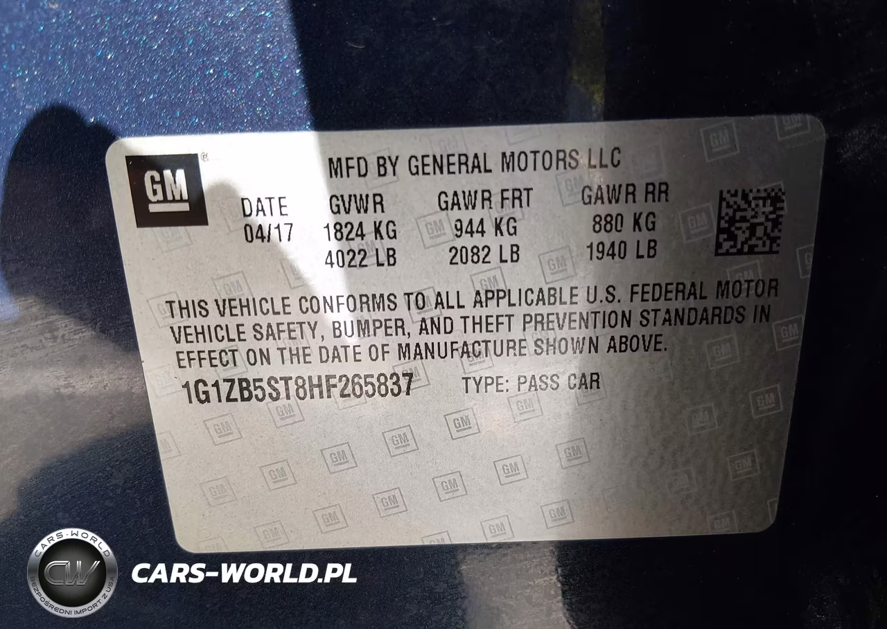 2017 Chevrolet Malibu Ls VIN:1G1ZB5ST8HF265837 - 9