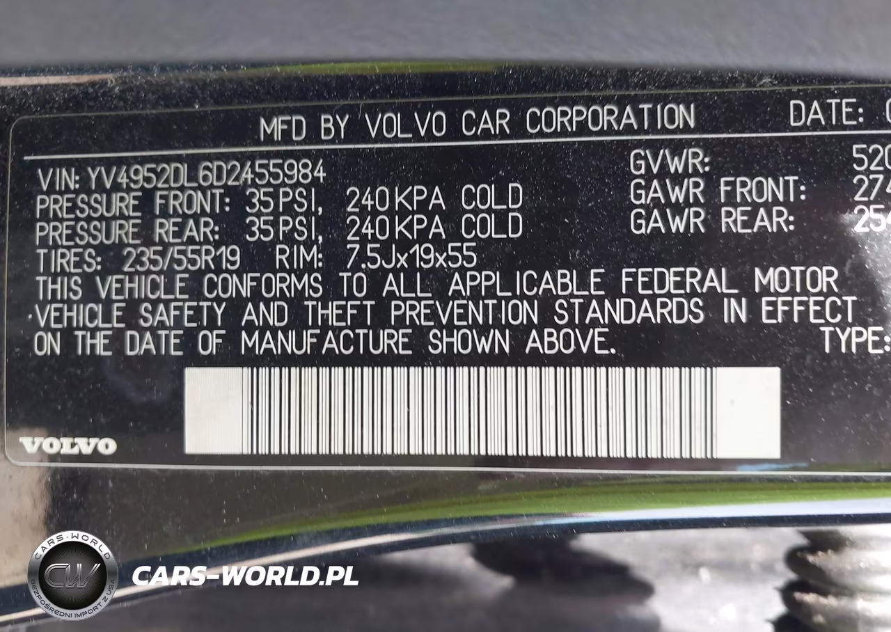2013 Volvo Xc60 3.2 Premier Plus VIN:YV4952DL6D2455984 - 9