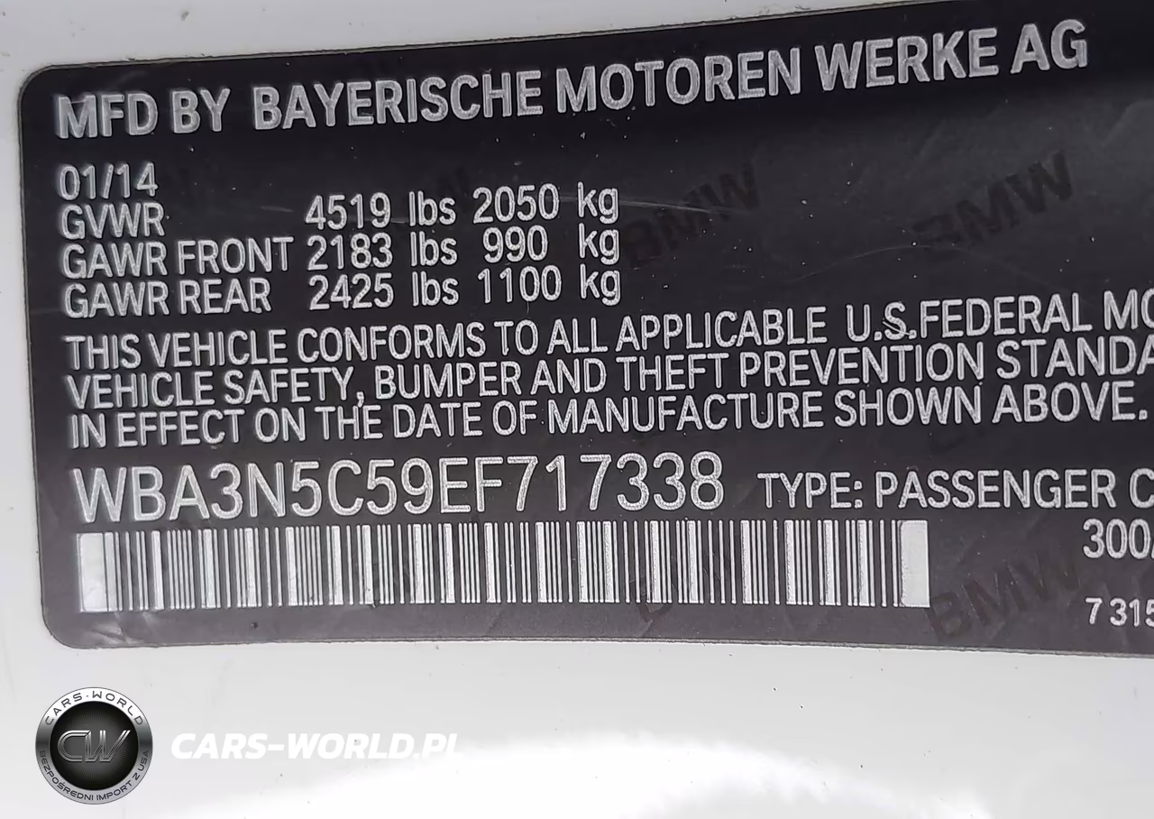 2014 BMW 428I xDrive VIN:WBA3N5C59EF717338 - 9