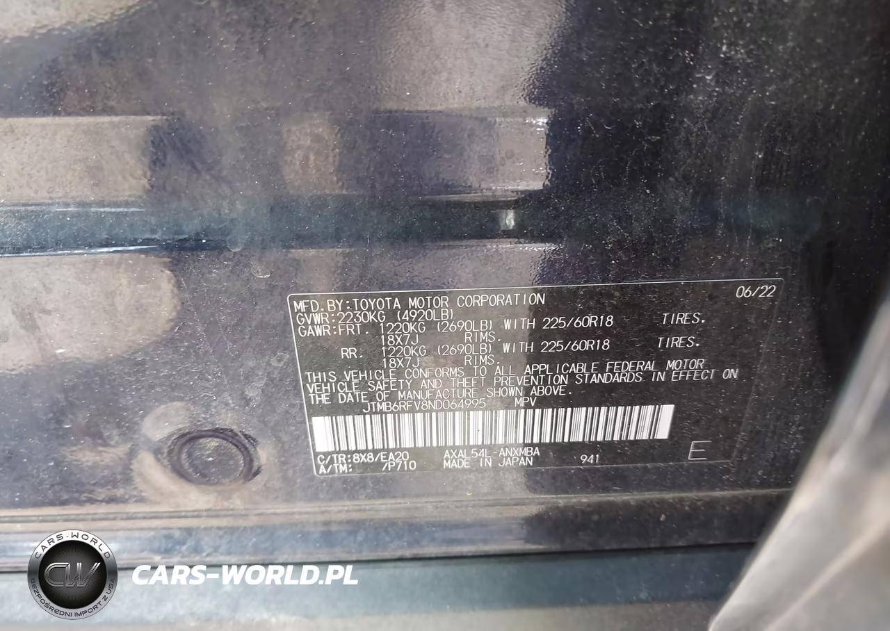 2022 Toyota Rav4 Hybrid Xle Premium VIN:JTMB6RFV8ND064995 - 9