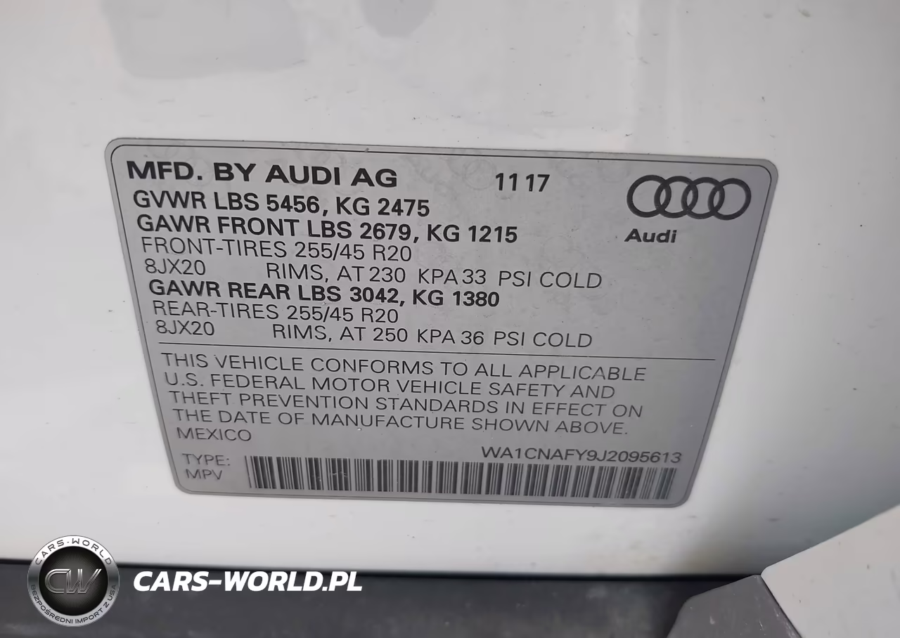 2018 Audi Q5 2.0T Premium-2.0T Tech Premium VIN:WA1CNAFY9J2095613 - 9