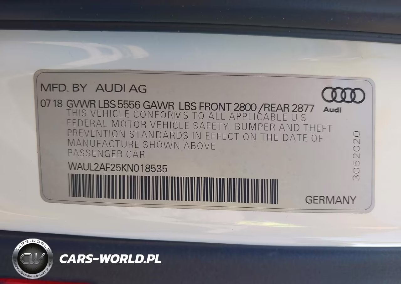 2019 Audi A6 55 Premium VIN:WAUL2AF25KN018535 - 9