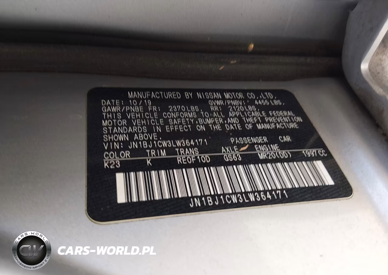 2020 Nissan Rogue Sport Sl Awd Xtronic Cvt VIN:JN1BJ1CW3LW364171 - 9