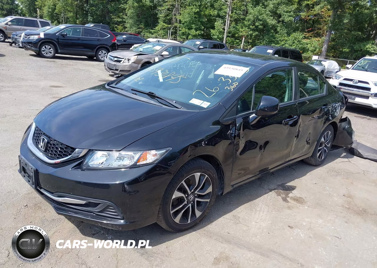 2013 Honda Civic Ex VIN:2HGFB2F84DH530617 - 2
