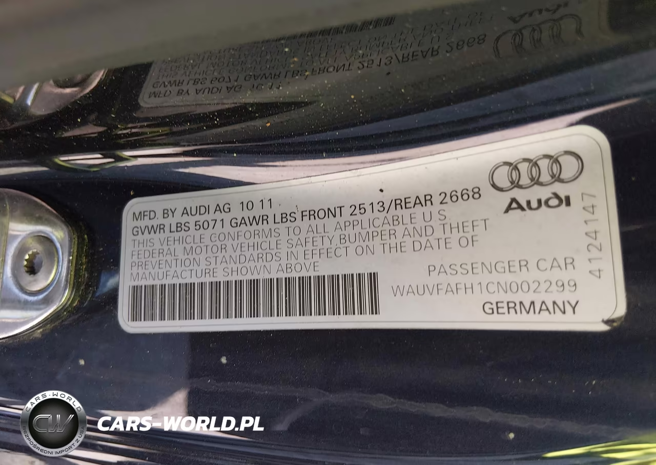 2012 Audi A5 2.0T Premium VIN:WAUVFAFH1CN002299 - 9