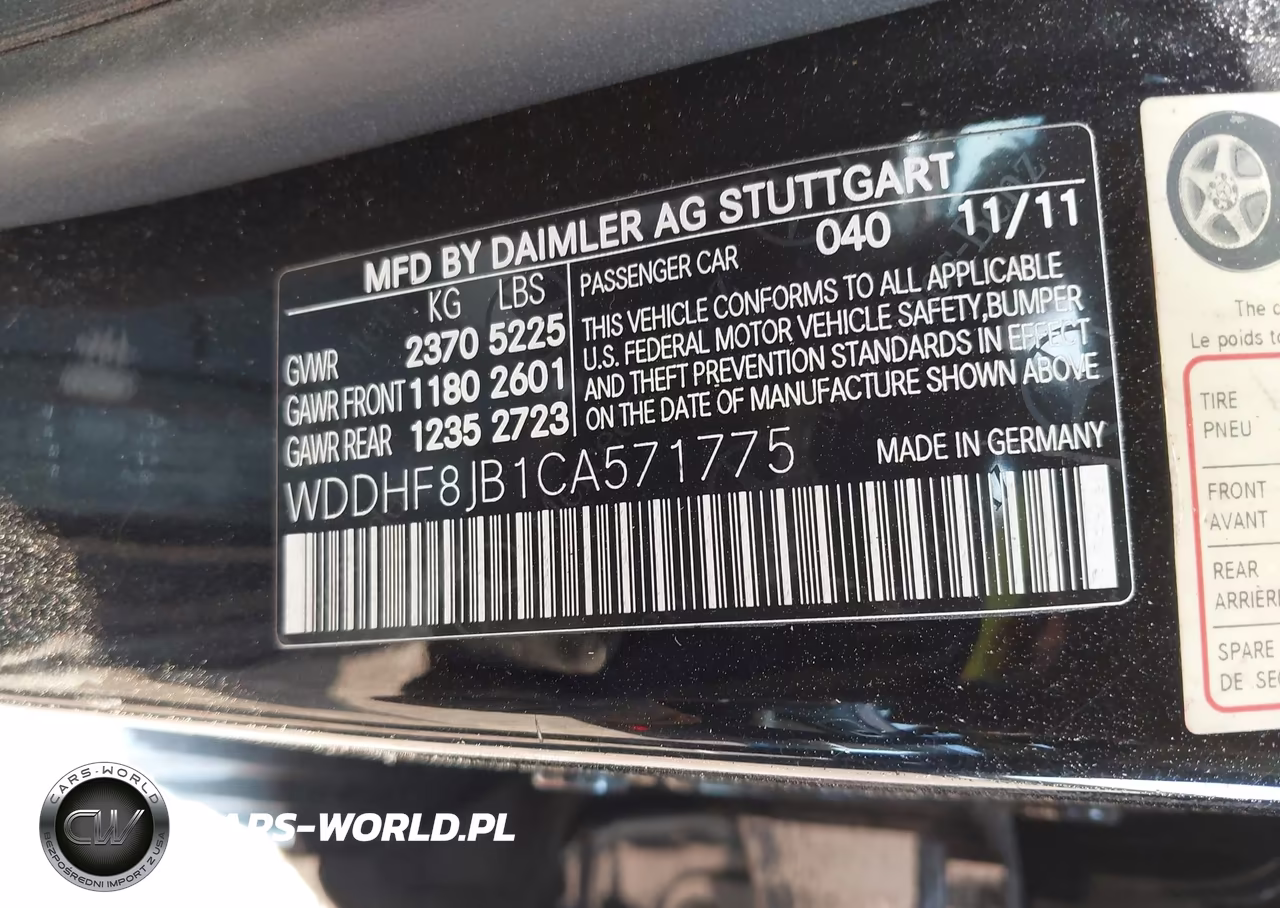 2012 Mercedes-Benz E 350 4Matic VIN:WDDHF8JB1CA571775 - 9