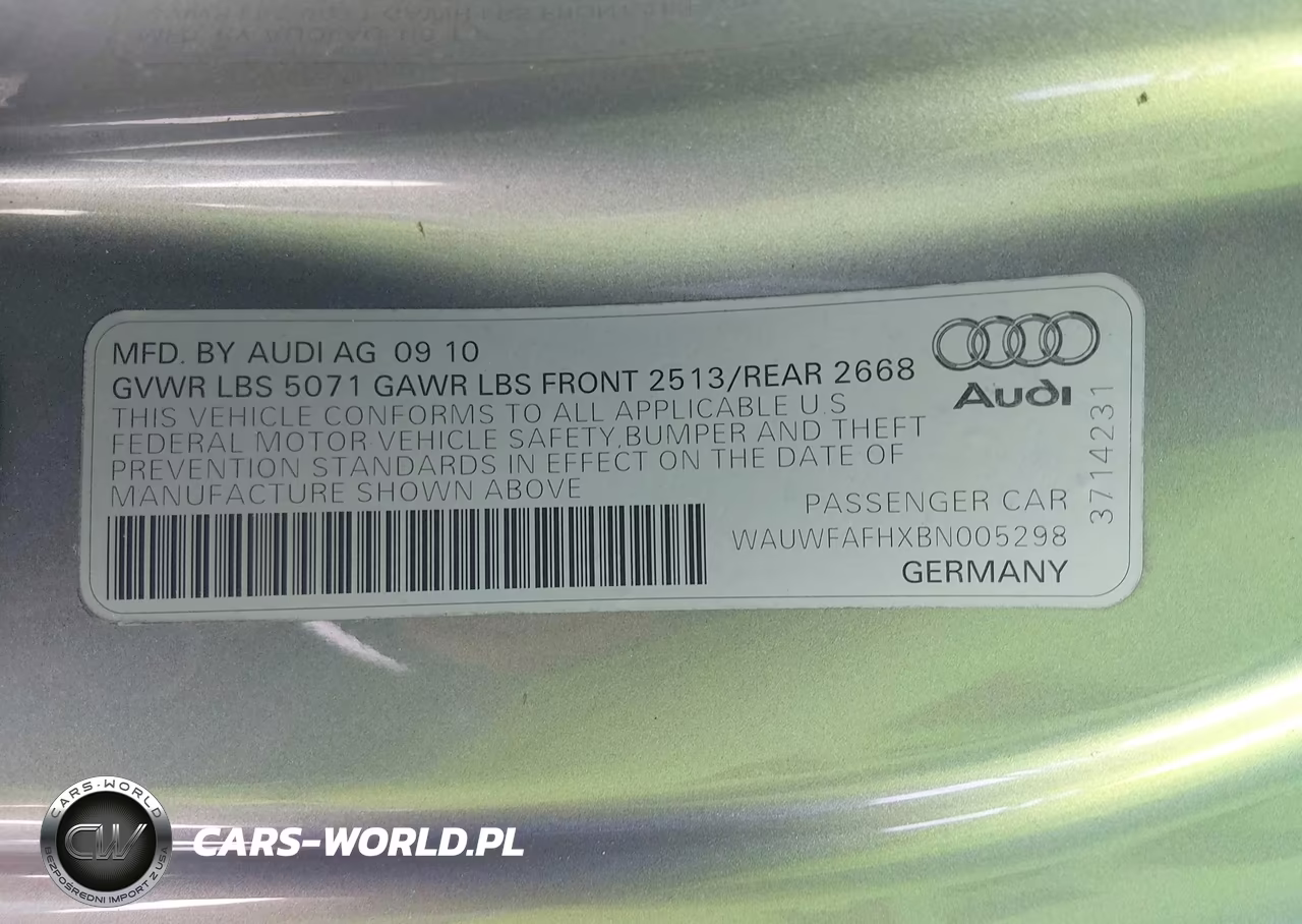 2011 Audi A5 2.0T Premium VIN:WAUWFAFHXBN005298 - 9