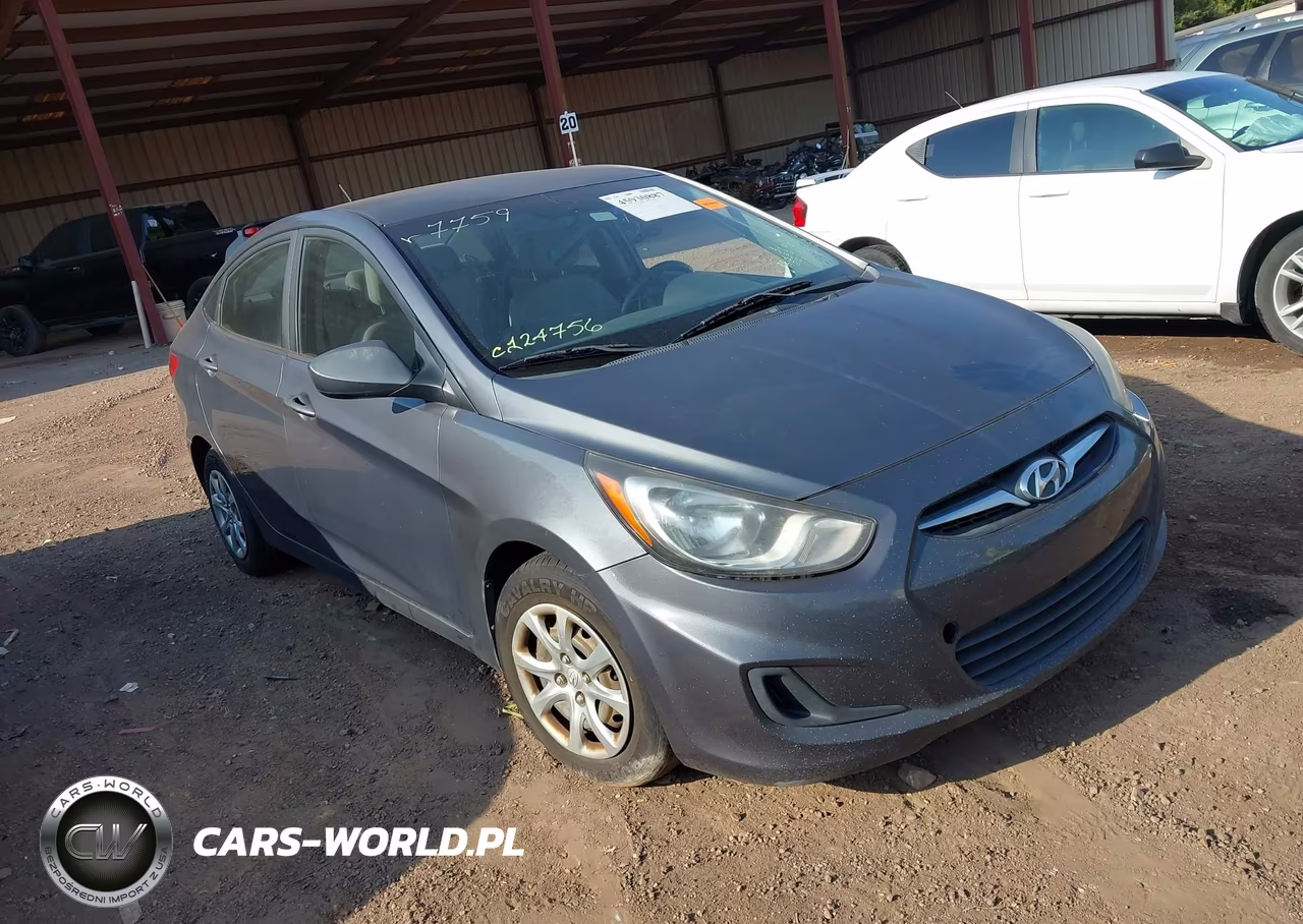 2013 Hyundai Accent Gls VIN:KMHCT4AE2DU357759 - 1
