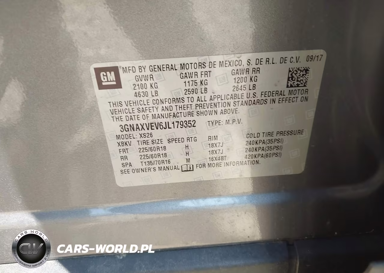 2018 Chevrolet Equinox Premier VIN:3GNAXVEV6JL179352 - 9