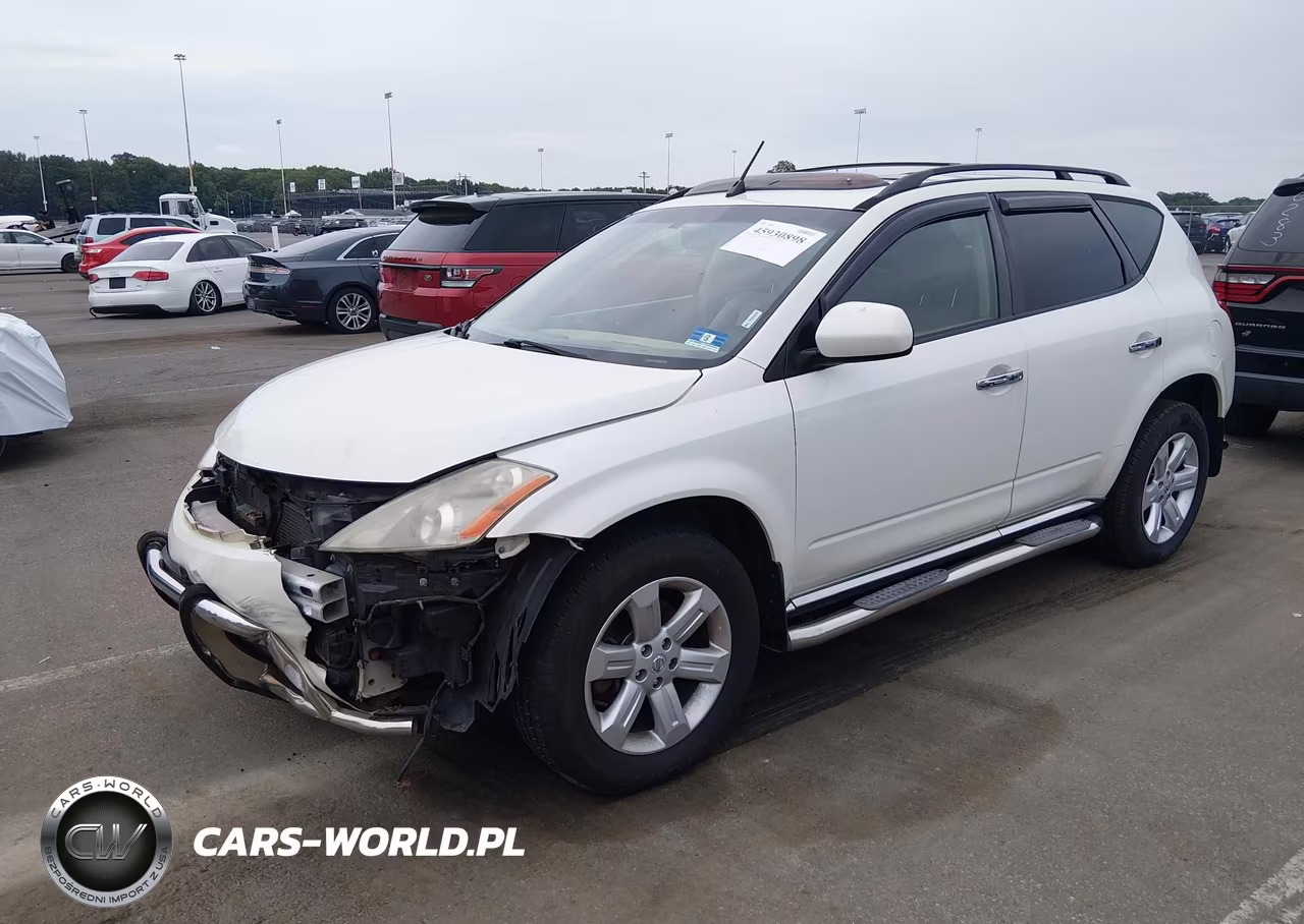 2006 Nissan Murano Sl VIN:JN8AZ08W36W515216 - 2