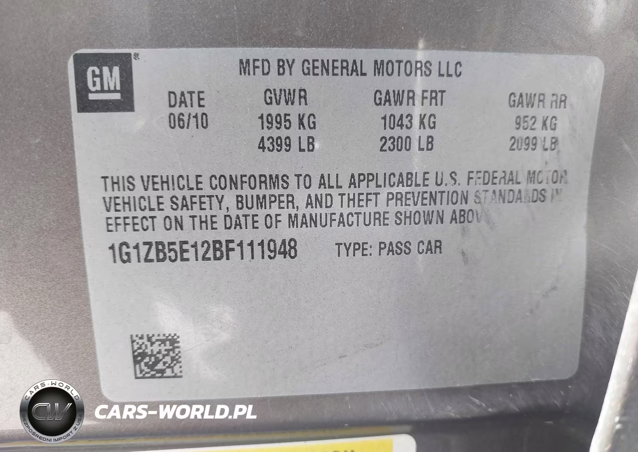 2011 Chevrolet Malibu Ls VIN:1G1ZB5E12BF111948 - 9