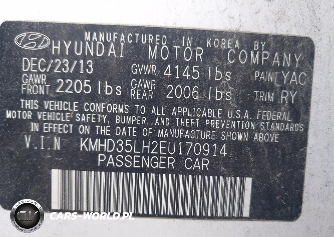 2014 Hyundai Elantra Gt VIN:KMHD35LH2EU170914 - 9