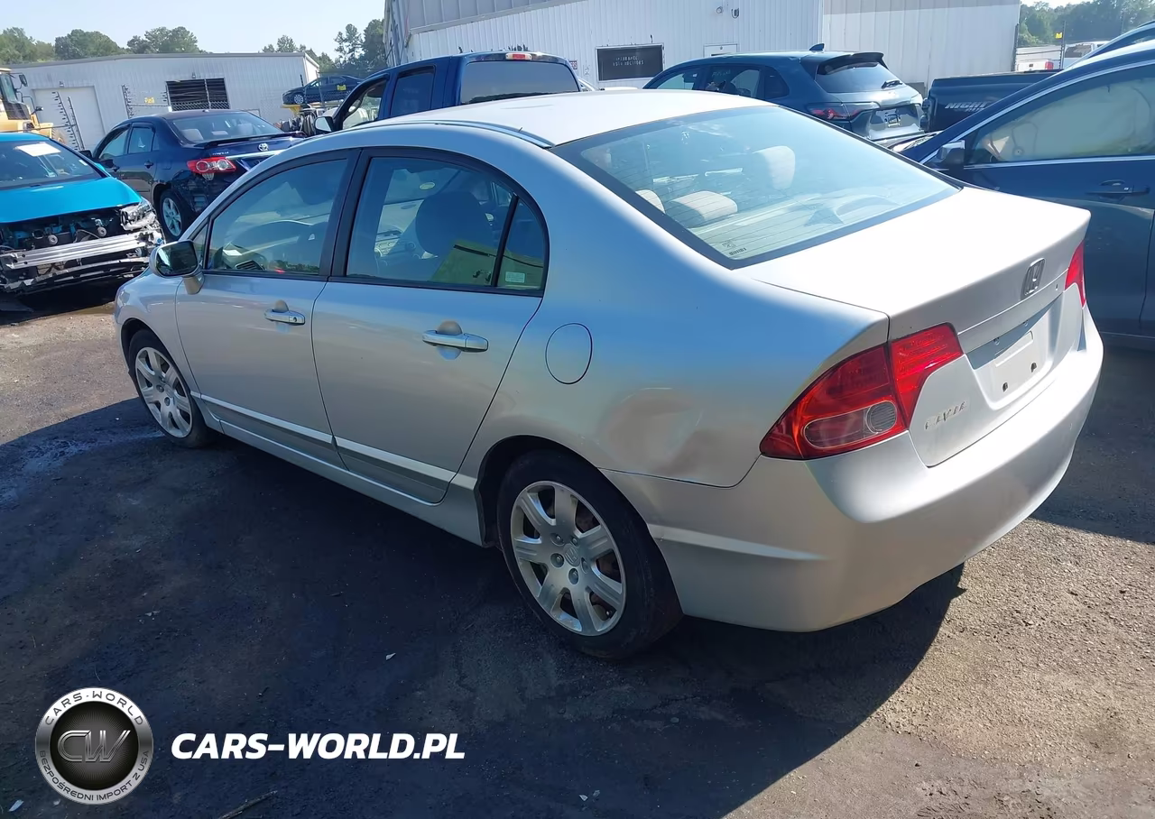2007 Honda Civic Lx VIN:1HGFA16537L137511 - 3