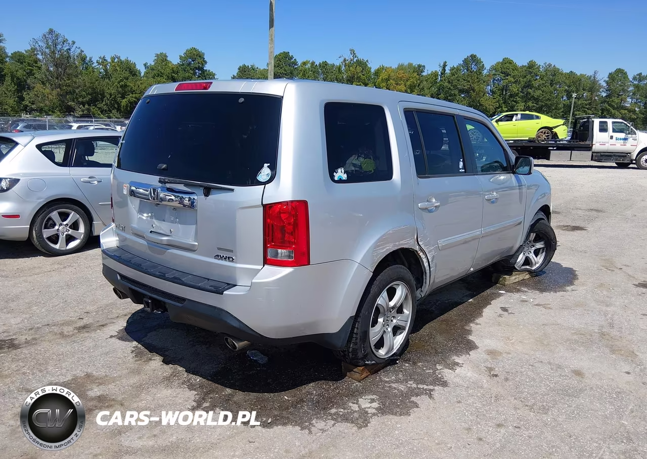 2013 Honda Pilot Ex-L VIN:5FNYF4H58DB069731 - 4