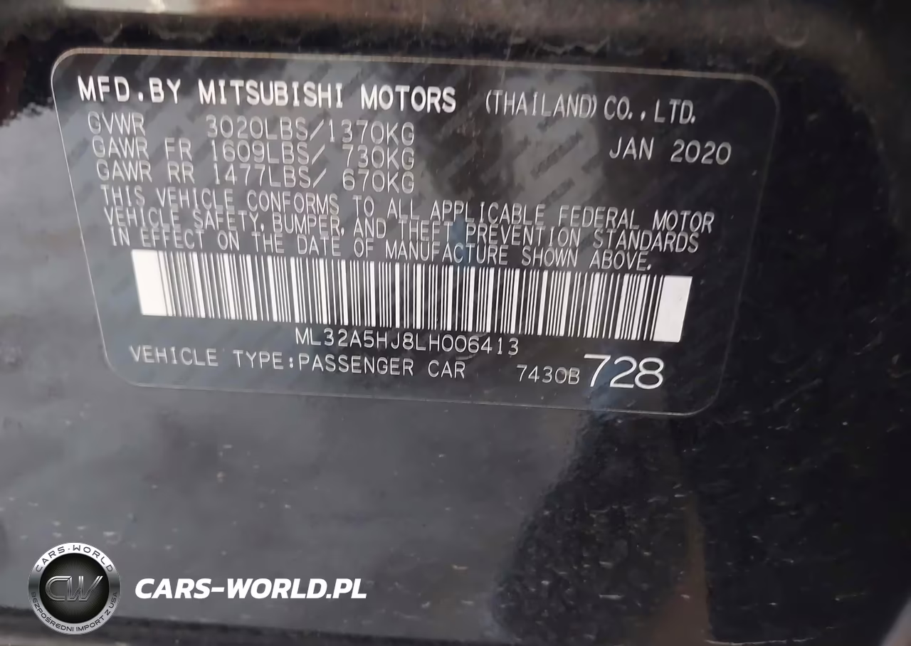 2020 Mitsubishi Mirage Gt-Le VIN:ML32A5HJ8LH006413 - 9