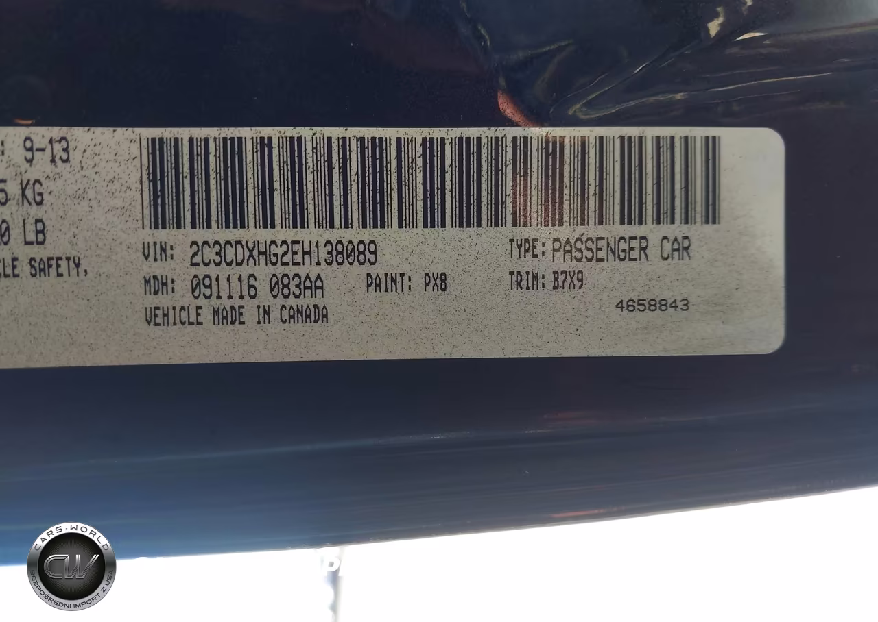 2014 Dodge Charger Sxt VIN:2C3CDXHG2EH138089 - 9