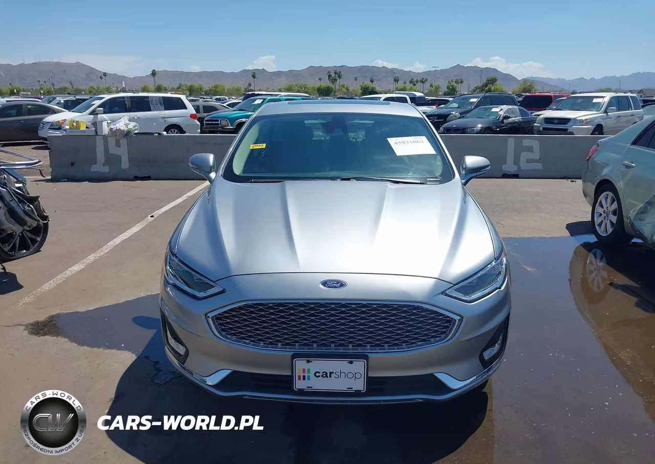 2020 Ford Fusion Hybrid Titanium VIN:3FA6P0RU0LR113548 - 12