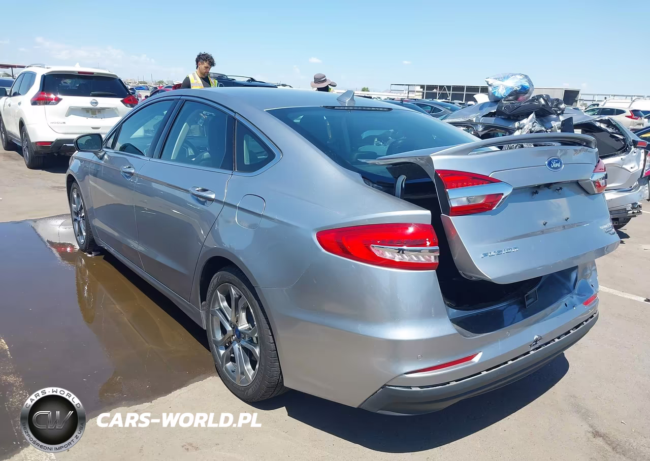 2020 Ford Fusion Hybrid Titanium VIN:3FA6P0RU0LR113548 - 3