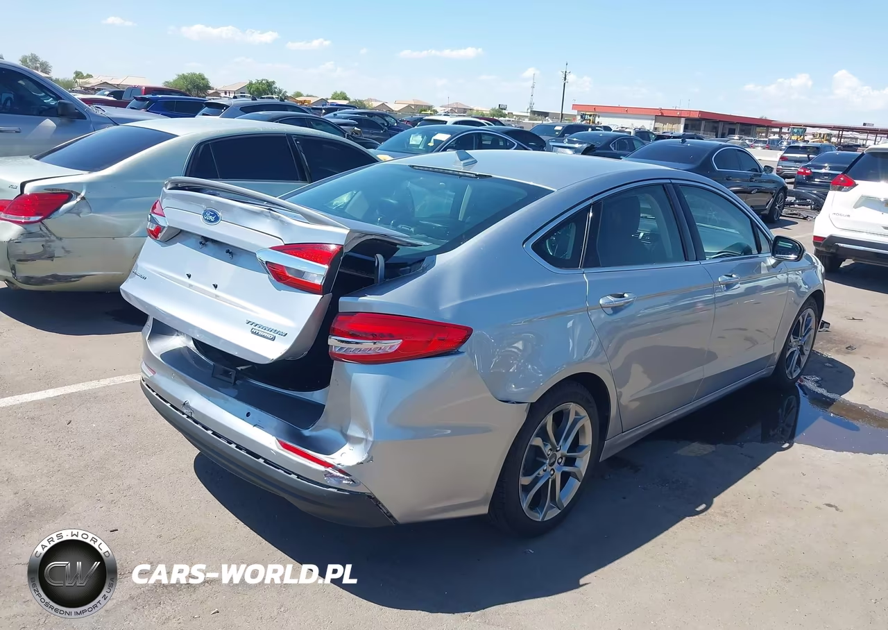 2020 Ford Fusion Hybrid Titanium VIN:3FA6P0RU0LR113548 - 6