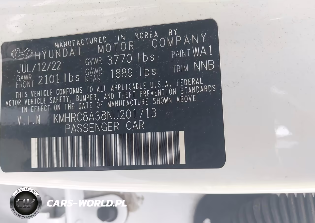 2022 Hyundai Venue Limited VIN:KMHRC8A38NU201713 - 9