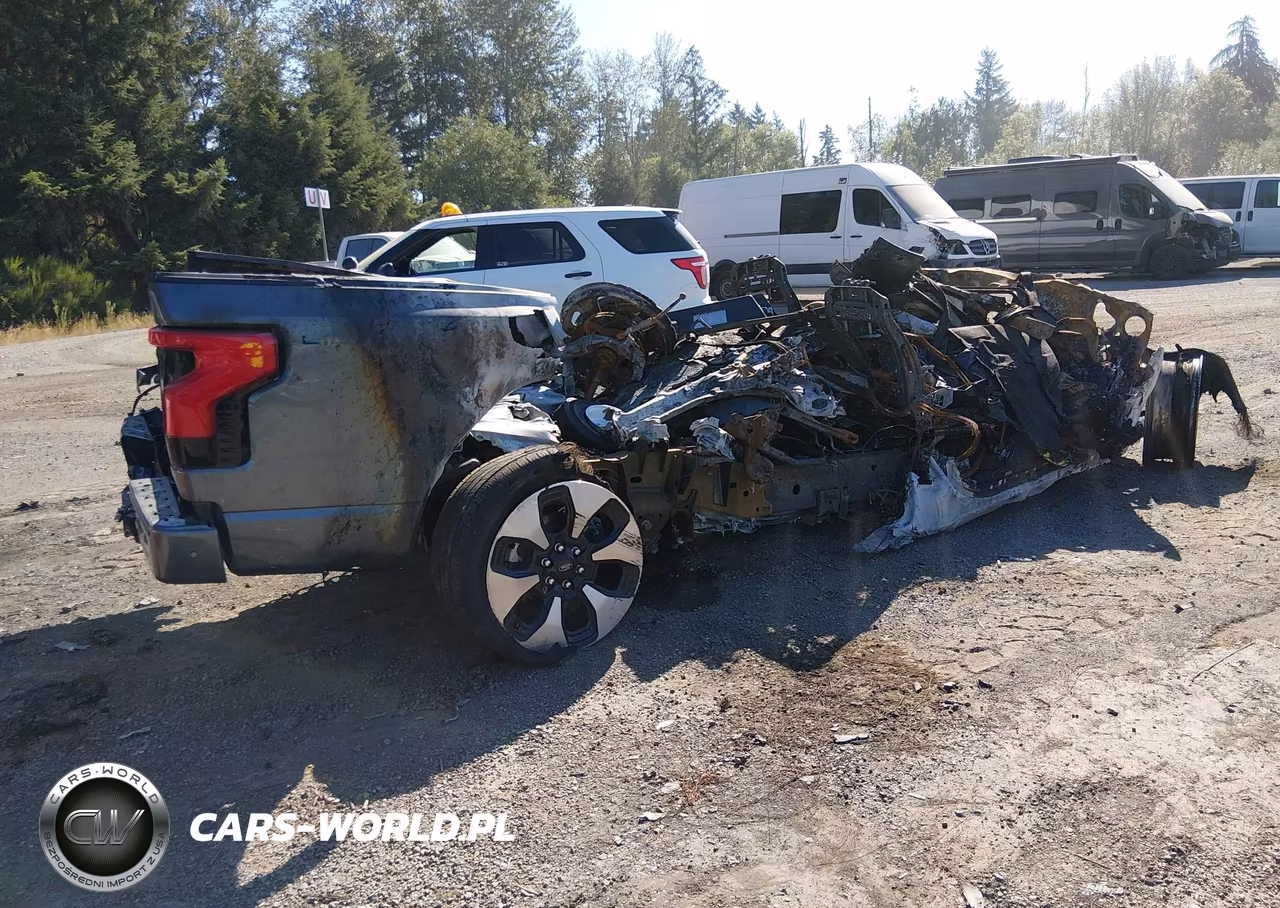 2023 Ford F-150 Lightning Platinum VIN:1FT6W1EV3PWG14485 - 4