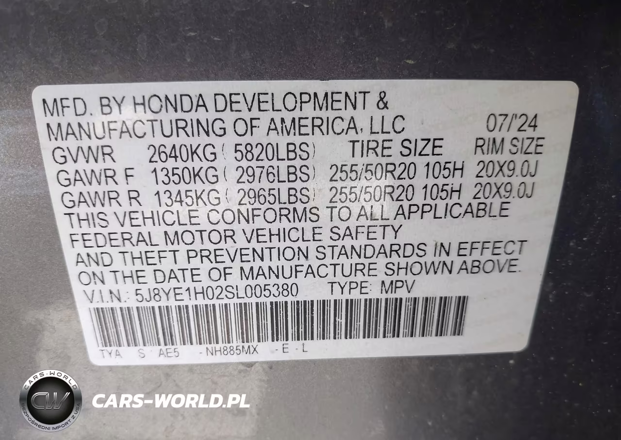 2025 Acura Mdx A-Spec VIN:5J8YE1H02SL005380 - 9
