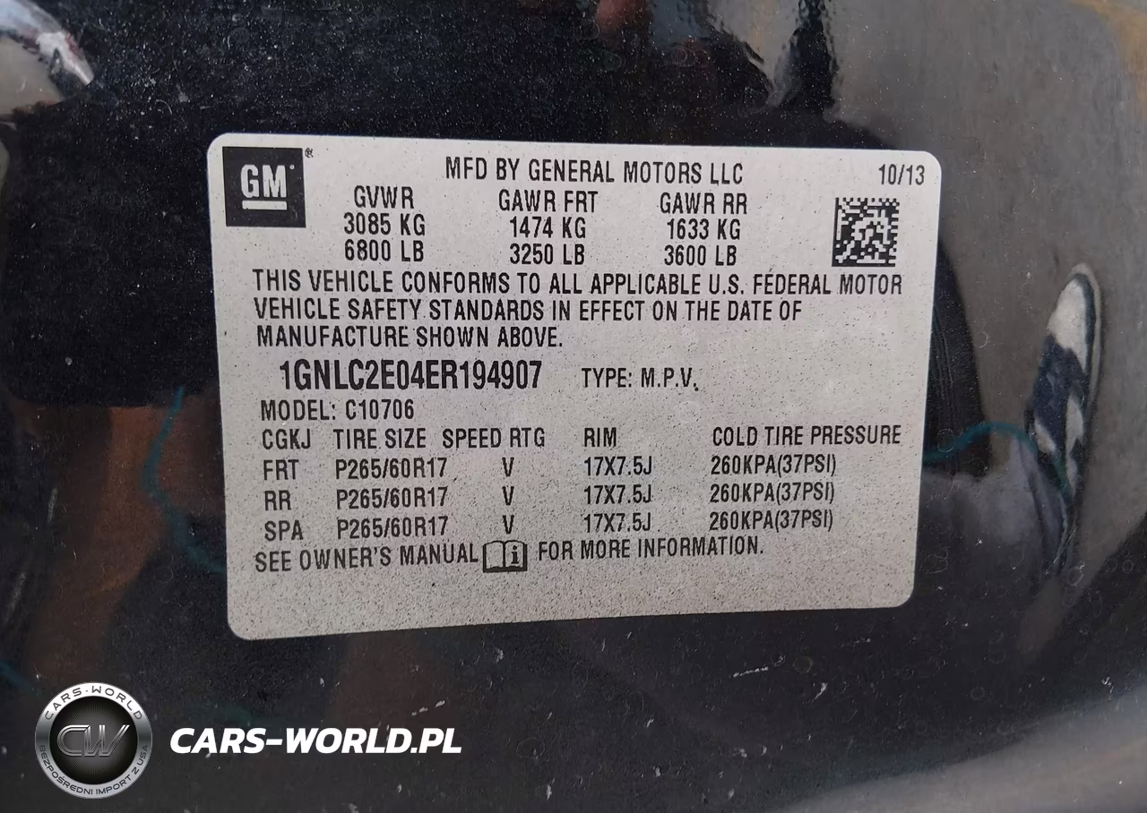 2014 Chevrolet Tahoe Commercial VIN:1GNLC2E04ER194907 - 9