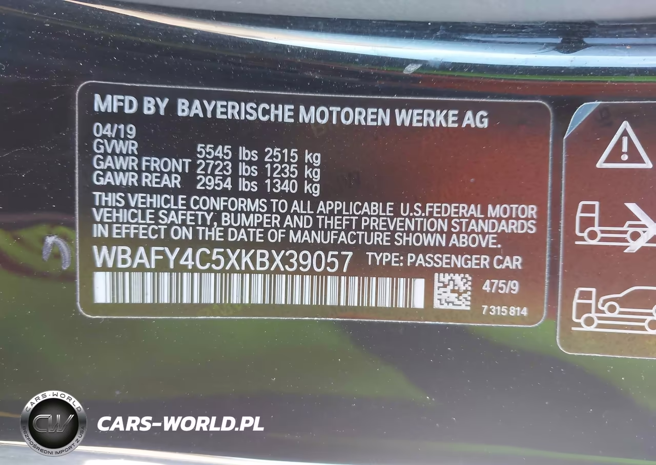 2019 BMW M850I xDrive VIN:WBAFY4C5XKBX39057 - 9