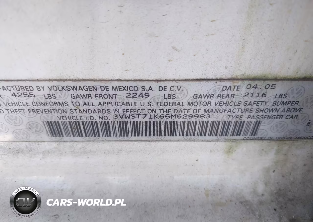 2005 Volkswagen Jetta Tdi VIN:3VWST71K65M629983 - 9