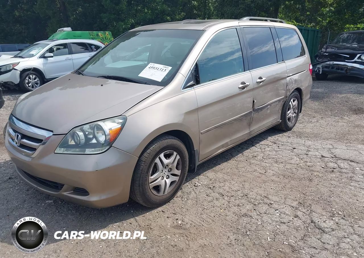 2007 Honda Odyssey Ex-L VIN:5FNRL38717B117762 - 2